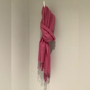 “Barbie Pink” Cashmere Scarf